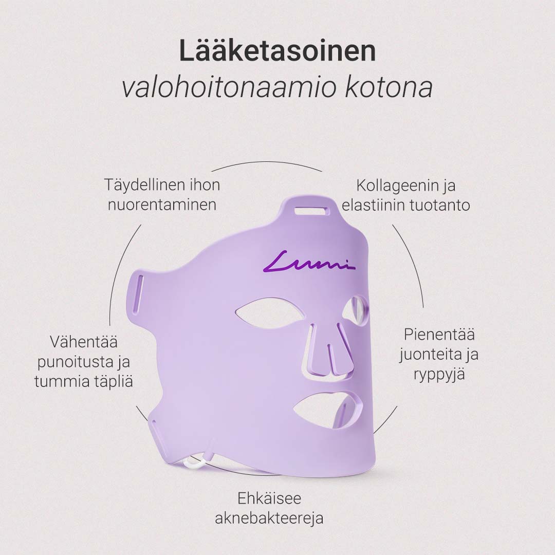 Valohoitonaamio Lumi