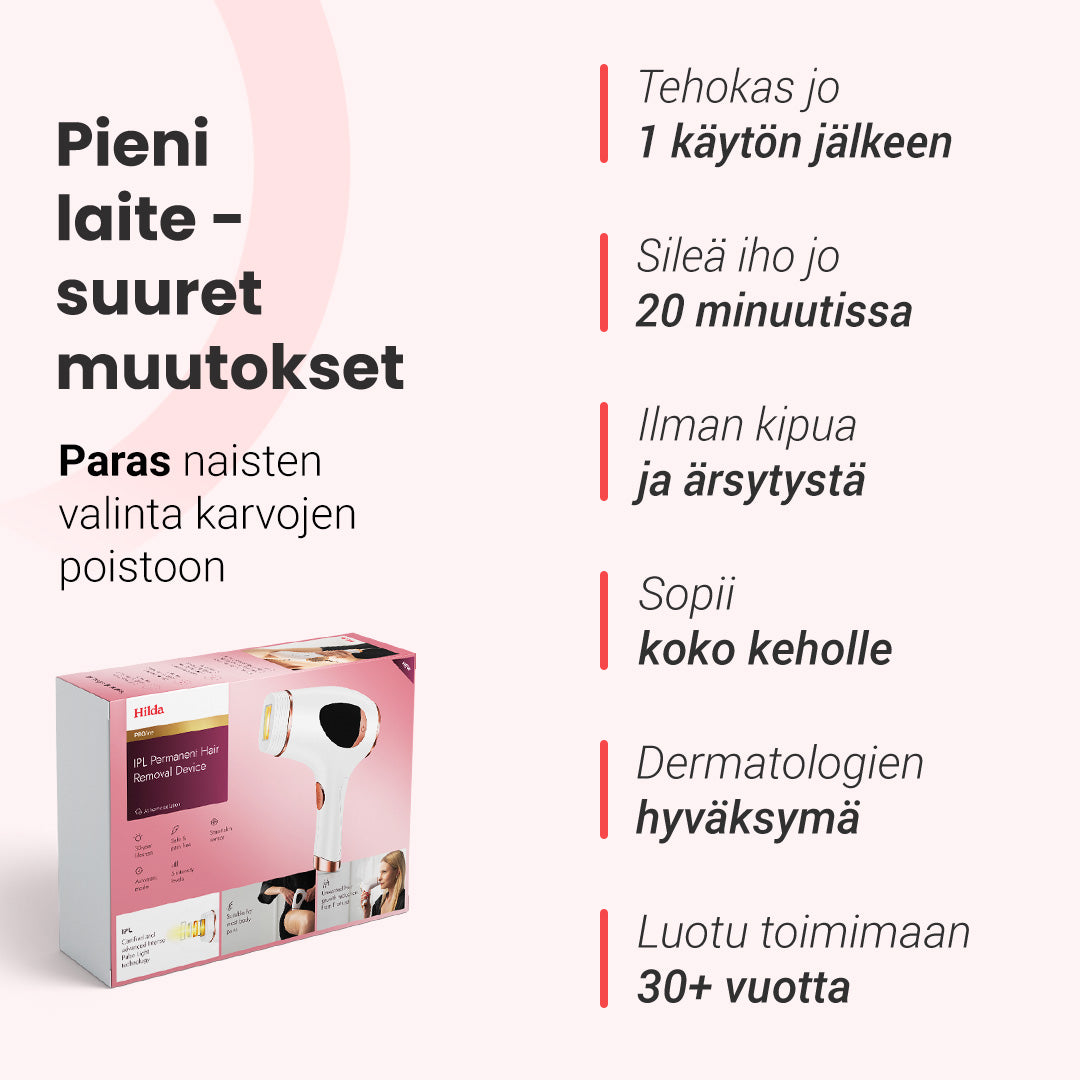 Hilda IPL Quartz -karvanpoistosetti
