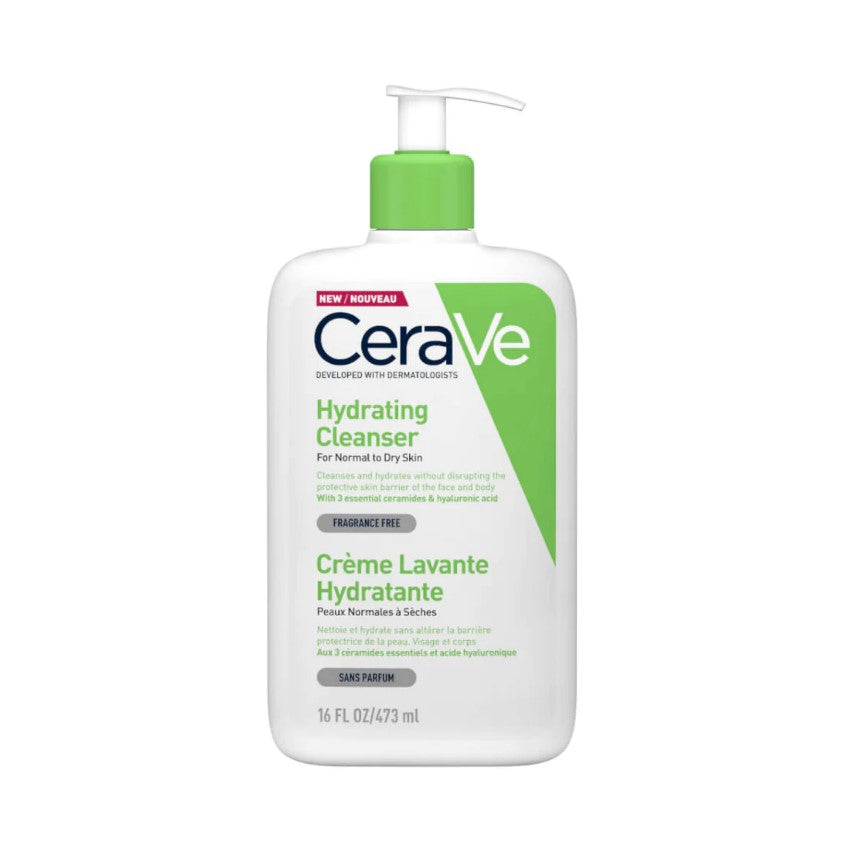 CERAVE hydrating cleanser - Vartalon ja kasvojen puhdistusaine 473ml- terveenihonkeskus.fi