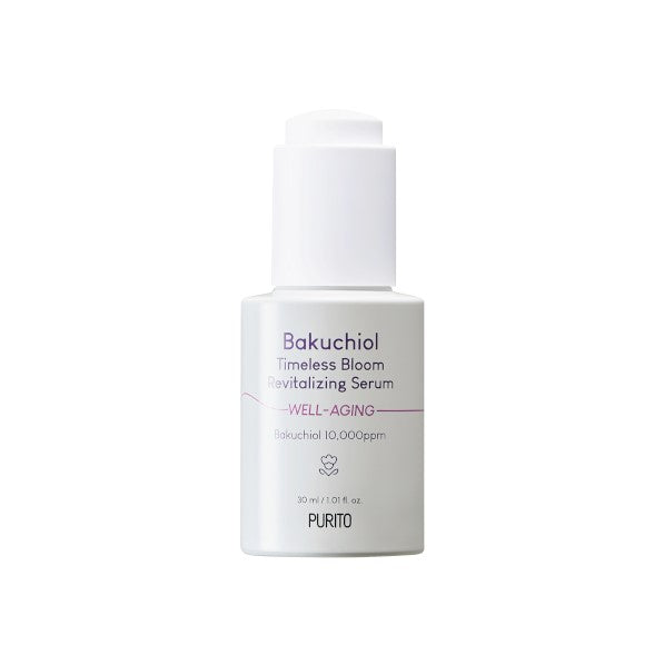 PURITO Bakuchiol Timeless Bloom Revitalizing Serum - Nuorentava kasvoseerumi- terveenihonkeskus.fi